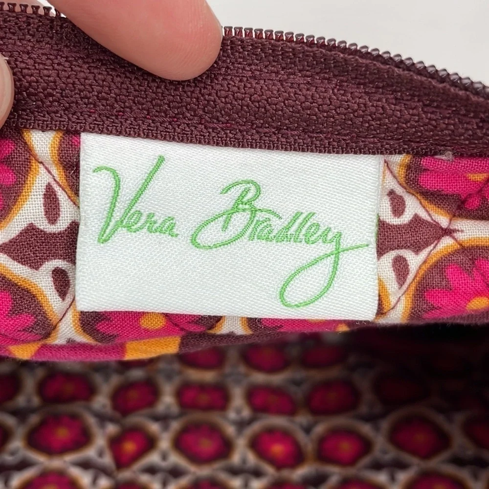 Vera Bradley Purse Quilted Floral Hobo Bag Pink Yellow